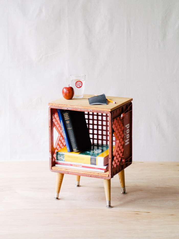 The Garage Fridge – Crate End Table